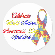 Autism Awareness Dayu Sticker