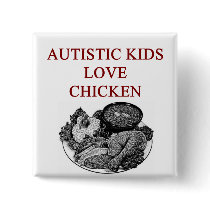 autism awareness design what autistic kids love pinback button