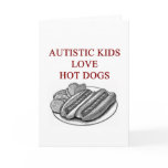 autism awareness design what autistic kids love cards