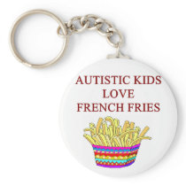 autism awareness design what autistic kids love keychains