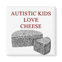 autism awareness design what autistic kids love refrigerator magnet