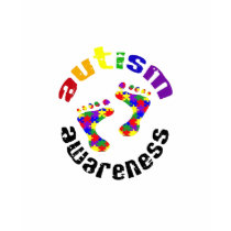 Autism Awareness Footprints t-shirts