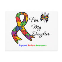 Autism Awareness For My Daughter Post Cards