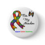 Autism Awareness For My Grandson Pinback Buttons