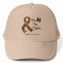Autism Awareness For My Nephew Trucker Hats