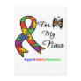 Autism Awareness For My Niece Postcards