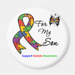 Autism Awareness For My Son Magnet