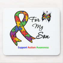 Autism Awareness For My Son Mouse Mat