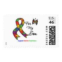 Autism Awareness For My Son Postage