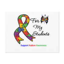 Autism Awareness For My Students Postcard