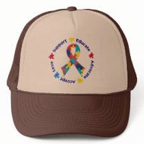 Autism Awareness Trucker Hat