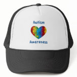 Autism Awareness Heart hats