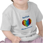 Autism Awareness Heart Tee Shirts