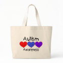 Autism Awareness (Hearts) bags