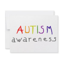 Autism Awareness invitations