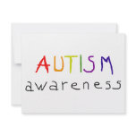 Autism Awareness Personalized Invitations