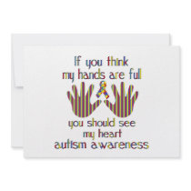 autism awareness custom announcements