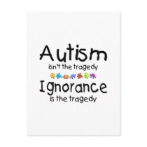 Autism Awareness Isnt The Tragedy postcards