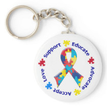 Autism Awareness Key Chain