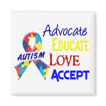 Autism Awareness Refrigerator Magnets