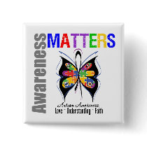 Autism Awareness Matters 2 Button