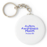 Autism Awareness Month 1 in 150 Key Chain