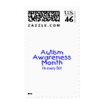 Autism Awareness Month 1 in 150 Stamps