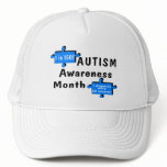 Autism Awareness Month (2 Pieces) Mesh Hat