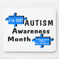 Autism Awareness Month (2 Pieces) mousepad