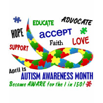 AUTISM AWARENESS MONTH APRIL t-shirts