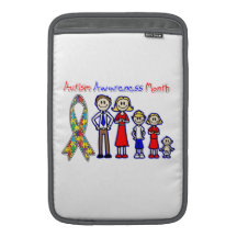 Autism Awareness Month Family Support Sleeves For MacBook Air