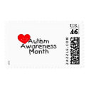 Autism Awareness Month (Hrt) stamp