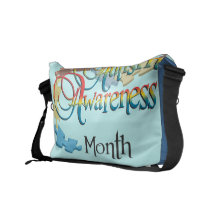 Autism Awareness Month Messenger Bag