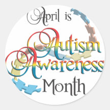 Autism Awareness Month Stickers