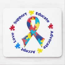 Autism Awareness Mouse Pad