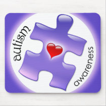 Autism Awareness Mousepad - Purple