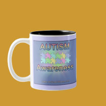 Autism Awareness Mug by autismshowucare Autism Awareness Mug