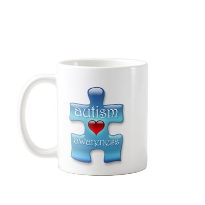Autism Awareness Mug (B) by ejyoungquist