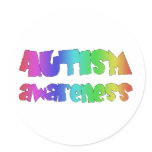Autism Awareness original products! Round Sticker
