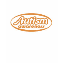 Autism Awareness (Oval-Orange) t-shirts by ejyoungquist Autism Awareness (Oval-Orange) t-shirts