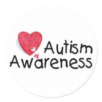 Autism Awareness (P Hrt 2) stickers