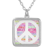Autism Awareness Peach Products Pendants