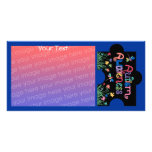 Autism Awareness Piece Photo Card