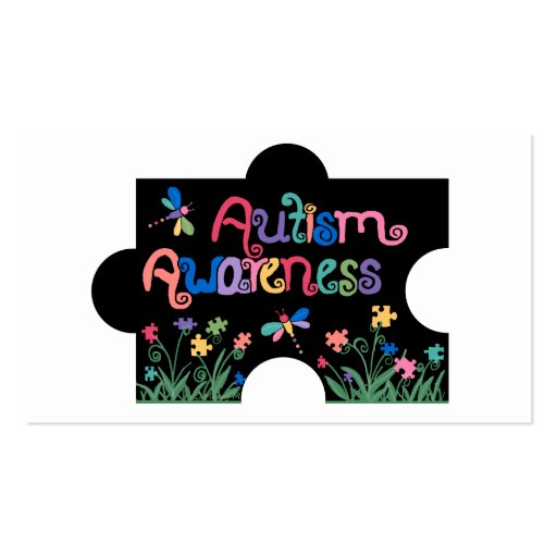 Autism Awareness Pieces Business card (back side)