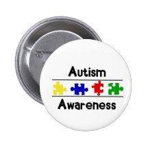 Autism Awareness Pinback Button