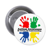 Autism Awareness Pinback Buttons