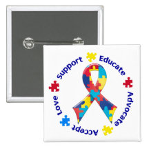 Autism Awareness Pins