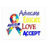 Autism Awareness Post Cards