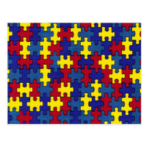 autism awareness post cards