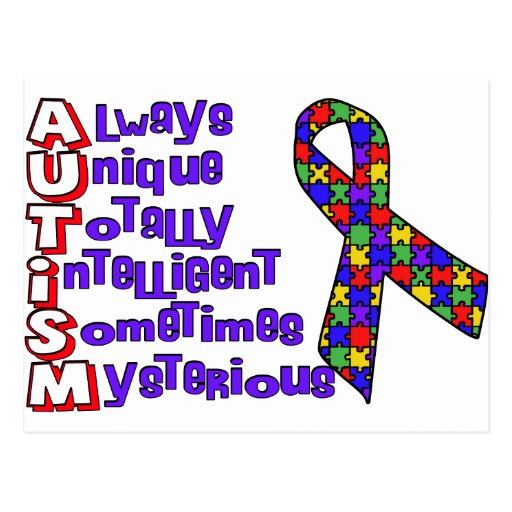 Autism Awareness Post Cards